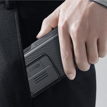 Заредете изображение във визуализатора на галерията – Nillkin CamShield Pro Case (suit) for Samsung Galaxy Z Fold 4 cover with camera cover stand black
