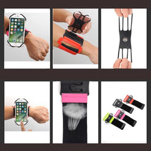Заредете изображение във визуализатора на галерията – Universal Running Forearm Armband for 6" Smartphones black
