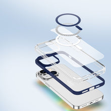 Заредете изображение във визуализатора на галерията – Dux Ducis Clin2 case for iPhone 14 Plus magnetic MagSafe cover blue
