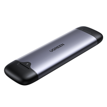 Заредете изображение във визуализатора на галерията – Ugreen Pocket Drive Enclosure M.2 M-Key (USB-C / USB-A 10Gb/s) gray (CM353)
