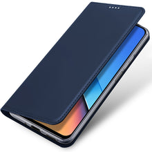 Заредете изображение във визуализатора на галерията – Dux Ducis Skin Pro eco-leather case for Xiaomi Poco M6 Pro/Redmi 12/Redmi 12R - blue
