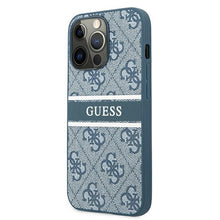 Заредете изображение във визуализатора на галерията – Guess GUHCP13X4GDBL 13 Pro Max 6.7" blue/blue hardcase 4G Stripe
