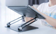 Заредете изображение във визуализатора на галерията – Nillkin ProDesk adjustable laptop stand silver
