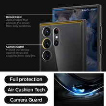 Заредете изображение във визуализатора на галерията – SPIGEN Ultra Hybrid case for SAMSUNG S23 ULTRA matte black
