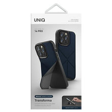Заредете изображение във визуализатора на галерията – Uniq case Transforma iPhone 14 Pro 6.1" Magclick Charging blue/electric blue
