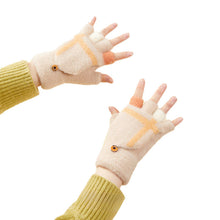 Заредете изображение във визуализатора на галерията – Women's/children's winter phone gloves - white
