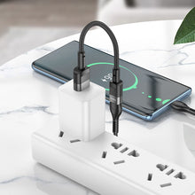 Заредете изображение във визуализатора на галерията – HOCO adapter USB (male) to Type C (female) U107 10cm black
