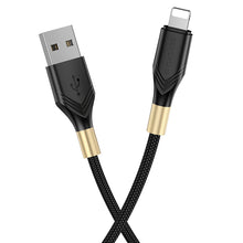 Заредете изображение във визуализатора на галерията – Borofone Cable BX92 Advantage - USB to Lightning - 2,4A 1 metre black
