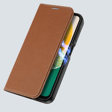 Заредете изображение във визуализатора на галерията – Dux Ducis Skin X2 case Samsung Galaxy A14 5G flip case wallet stand brown
