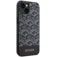 Заредете изображение във визуализатора на галерията – Original Case GUESS hardcase GCube Stripes MagSafe GUHMP14MHGCFSEK for Iphone 14 Plus black
