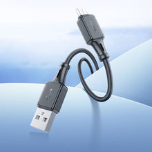 Заредете изображение във визуализатора на галерията – HOCO cable USB to Micro 2,4A Assistant X101 black (30pcs/box)
