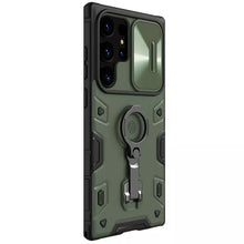 Заредете изображение във визуализатора на галерията – Nillkin CamShield Armor Pro Case for Samsung Galaxy S23 Ultra green
