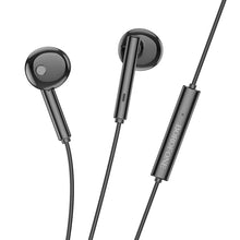 Заредете изображение във визуализатора на галерията – Borofone Earphones BM82 Art music with microphone black
