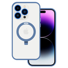 Заредете изображение във визуализатора на галерията – Tel Protect Magical Magsafe Stand Case for Iphone 14 Pro blue

