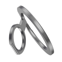 Заредете изображение във визуализатора на галерията – Hoco rign holder magnetic metal gm104 metal gray - TopMag
