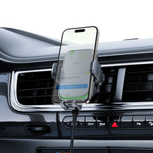 Заредете изображение във визуализатора на галерията – Acefast D17 car holder with inductive charger - black
