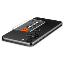 Заредете изображение във визуализатора на галерията – Spigen OPTIK.TR ”EZ FIT” CAMERA PROTECTOR 2-PACK GALAXY S23 / S23+ PLUS BLACK

