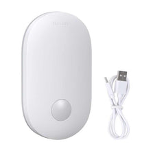 Заредете изображение във визуализатора на галерията – Baseus led (natural light) aisle light with motion detector + cable for charging dgsun-ra02 white - TopMag
