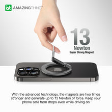 Заредете изображение във визуализатора на галерията – Amazing Thing Ring Titan Mag Magnetic holder stand IGTMBK grey
