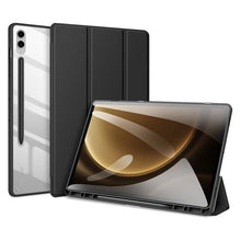 Заредете изображение във визуализатора на галерията – Dux Ducis Toby case with flip stand for Samsung Galaxy Tab S9 FE - black
