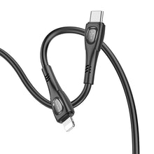 Заредете изображение във визуализатора на галерията – Borofone Cable BX98 Superior - Type C to Lightning - PD 27W 1 metre black
