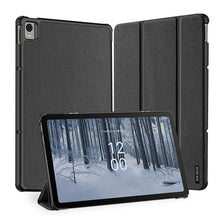 Заредете изображение във визуализатора на галерията – Dux Ducis Domo case for Nokia T21 smart cover stand black
