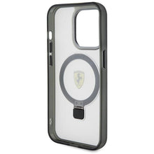 Заредете изображение във визуализатора на галерията – Ferrari FEHMP15XUSCAH iPhone 15 Pro Max 6.7" transparent hardcase Ring Stand 2023 Collection MagSafe
