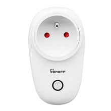Заредете изображение във визуализатора на галерията – Smart plug electric socket 16A 3680W Sonoff S26R2ZBTPE-FR - white
