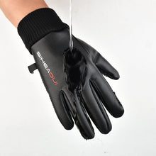 Заредете изображение във визуализатора на галерията – Men's insulated, anti-slip telephone gloves - black
