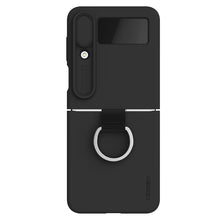 Заредете изображение във визуализатора на галерията – Nillkin CamShield Silky Silicone Case for Samsung Galaxy Z Flip 4 Silicone Cover with Camera Protector Black
