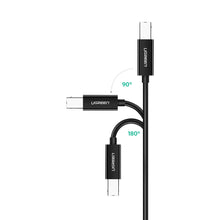 Заредете изображение във визуализатора на галерията – Ugreen US241 USB-C 2.0 - USB-B cable 1 m - black
