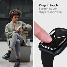 Заредете изображение във визуализатора на галерията – Spigen Ultra Hybrid case for Apple Watch 7 / 8 / 9 (41 mm) - transparent gray
