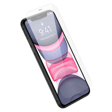 Заредете изображение във визуализатора на галерията – Baseus Full Screen Tempered Glass for iPhone 11 / XR with Speaker Cover 0.4mm + Mounting Kit
