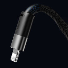 Заредете изображение във визуализатора на галерията – Baseus StarSpeed 3in1 cable USB-A - Micro-USB / Lightning / USB-C 3.5A 1.2m blue
