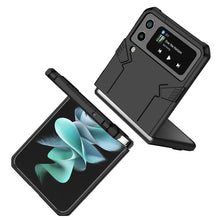 Заредете изображение във визуализатора на галерията – Forcell mecha case for samsung galaxy z flip 4 5g black
