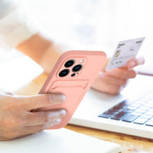 Заредете изображение във визуализатора на галерията – CARD Case for IPHONE 15 pink
