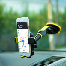 Заредете изображение във визуализатора на галерията – Remax Transformer RM-C26 Telescopic Car Mount Phone Holder for Dashboard or Windshield black
