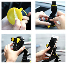 Заредете изображение във визуализатора на галерията – Remax Transformer RM-C26 Telescopic Car Mount Phone Holder for Dashboard or Windshield black
