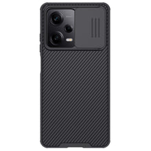 Заредете изображение във визуализатора на галерията – Nillkin CamShield Pro Case Cover for Xiaomi Redmi Note 12 Pro / Poco X5 Pro 5G Cover with Camera Cover Black
