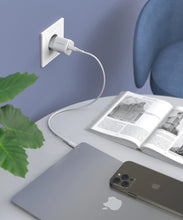 Заредете изображение във визуализатора на галерията – Choetech PD5007 USB-C PD 30W GaN wall charger - white
