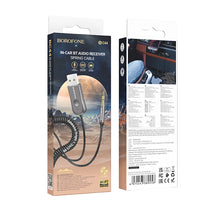 Заредете изображение във визуализатора на галерията – Borofone Adapter BC44 Audio Bluetooth - USB to jack 3,5mm - grey
