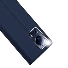 Заредете изображение във визуализатора на галерията – Dux Ducis Skin Pro case for Xiaomi 13 Lite flip cover card wallet stand blue
