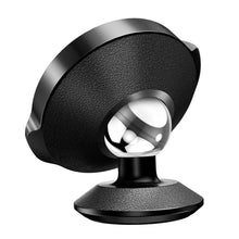 Заредете изображение във визуализатора на галерията – Baseus Small Ears Series Universal Leather Magnetic Car Mount Holder for Car Dashboard black (SUER-F01) - TopMag
