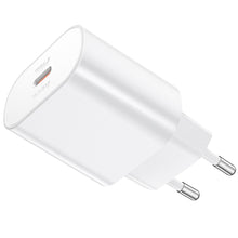 Заредете изображение във визуализатора на галерията – Hoco charger type c power delivery pd25w jetta n22 white - TopMag
