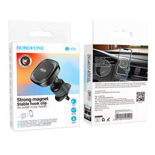 Заредете изображение във визуализатора на галерията – Borofone Car holder BH96 NT Ice magnetic to air vent black
