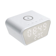 Заредете изображение във визуализатора на галерията – Wirelles charger 15w cfnz01 with watch and thermometer white
