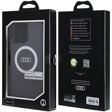 Заредете изображение във визуализатора на галерията – Audi IML Big Logo MagSafe case for iPhone 15 Pro Max - black
