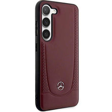 Заредете изображение във визуализатора на галерията – Mercedes MEHCS23MARMRE S23+ S916 red/red hardcase Leather Urban Bengale

