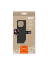 Заредете изображение във визуализатора на галерията – Гръб ( uag ) urban armor gear biodegradable outback за iphone 13 / 14 black

