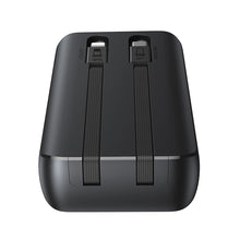 Заредете изображение във визуализатора на галерията – Joyroom powerbank 30W 10000mAh with built-in Lightning and USB-C cables black (JR-PBC06)
